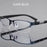 Gafas de lectura para hombre, estilo retro, de negocios, para hipermetropía, con filtro de luz azul, para lectura, de 0 a +4.0