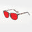 Unisex Red Yellow Orange Tinted Anti Blue Light Glasses, Night Sleep Red Lens Filter Eyewear for Eye Strain Relief