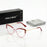 VIOLA MAG Lunettes de lecture œil de chat vintage, Lunettes anti-lumière bleue en métal, Quotidien femme, Pochette à lunettes