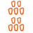 1-10Pcs Clips Mosquetón Táctico Militar Accesorios Hebilla D-Ring Mosquetón Montañismo Mochila Colgante Llave Gadget Exterior