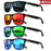 1-4 PCS Homme Classique Carré Polarisé Lunettes de Soleil Sport Légères Monture PC UV400 pour Conduite Pêche Cyclisme Unisexe Durabilité