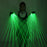 2 in 1 Multi-Line Green Laser Gloves LED Lazer Mitten Ray Gloves Rave LED Flash Finger Palm Light Dress Up LED Robot Suit