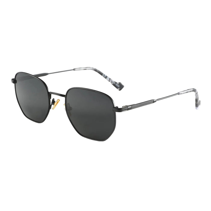 ZENOTTIC Lunettes de Soleil Rétro Hexagonales Polarisées pour Hommes Femmes-Monture Métallique Vintage Protection UV Tendance Mode