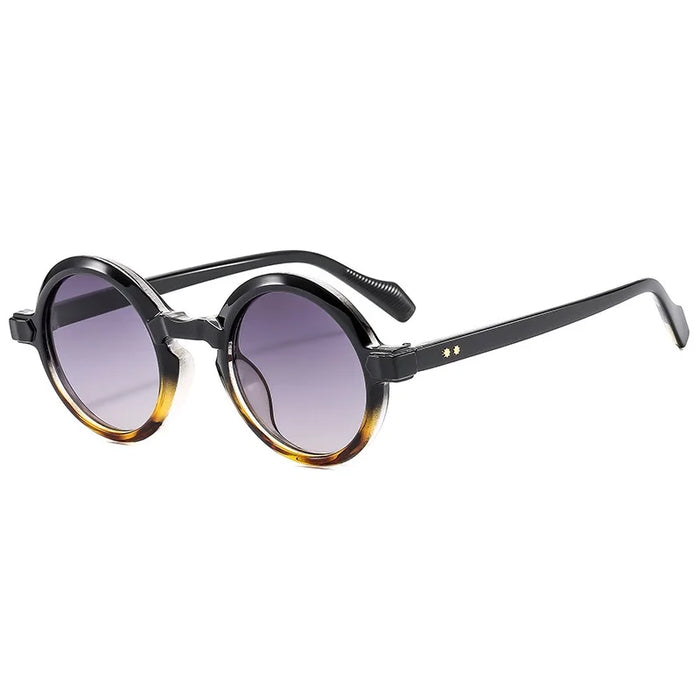 Fashion Round Sunglasses Women Gradient Frame Shades Retro Trending Men Sun Glasses UV400 Female Oculus Gafas