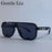 Polarized Classic Square Sunglasses Men Big Frame 2026 Luxury Brand Punk Shield Goggle Sun Glasses For Male UV400 Eyewear Shades