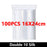 100Pcs Thicken Zipper Sealed Bags Clear Plastic Storage Bag for Small Jewelry Food Packing Reclosable Ziplock Sealing Bags