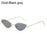 Summer Retro Small Oval Sunglasses Ladies Vintage Shades Cat Eye Sun Glasses Men Women Rectangular Eyeglasses Protection 400UV
