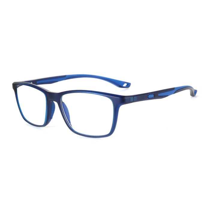 ZENOTTIC Lunettes de vue de sport carrées Myopie Lunettes de mode Photochromiques Progressives Optiques pour Hommes Femmes
