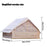 PAKICETUS Inflatable Camping Tent 4-8 People with Windows Portable Water-Resistant Camping Tent