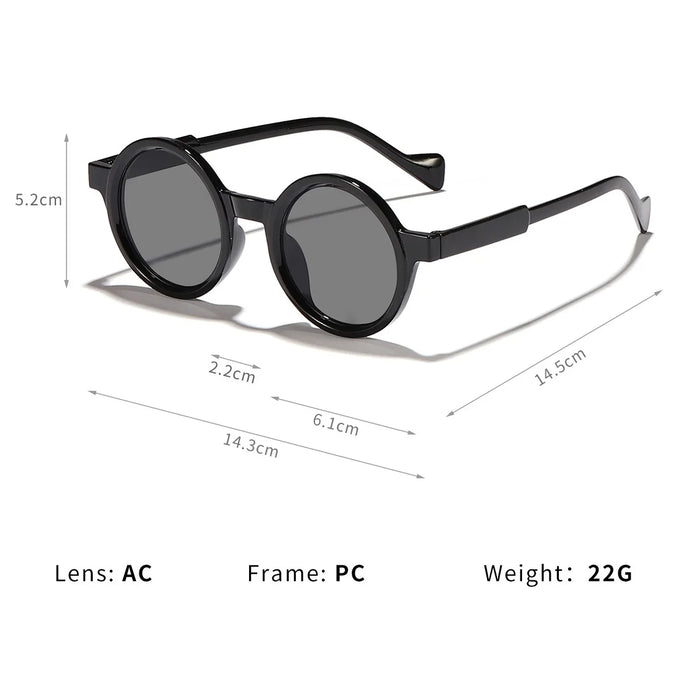 New Round Sunglasses Women Fashion Men Shades Retro Trending Retro Sun Glasses UV400 Female Oculus Gafas