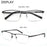 Blue Light Reading Glasses Men Computer Readers Anti Glare Metal Frame with Spring Hinge UV400 Protection Eye Strain Relief