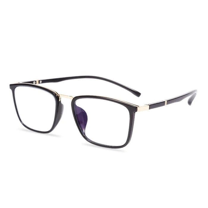 Progressive Multifocal Reading Glasses for Men, Anti Blue Ray Anti-fatigue Presbyopia Eyeglasses,Square Computer Glasses
