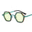 Retro Polygon Square Sunglasses Women Fashion Clear Ocean Lens Eyewear Men Trending Punk Hexagon Sun Glasses Shades UV400 Oculus
