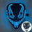Multi Color LED EL Wire Glowing horror Mask Luminous Full Face Mask wireless mask Halloween Cosplay Party Rave Costume Accessory