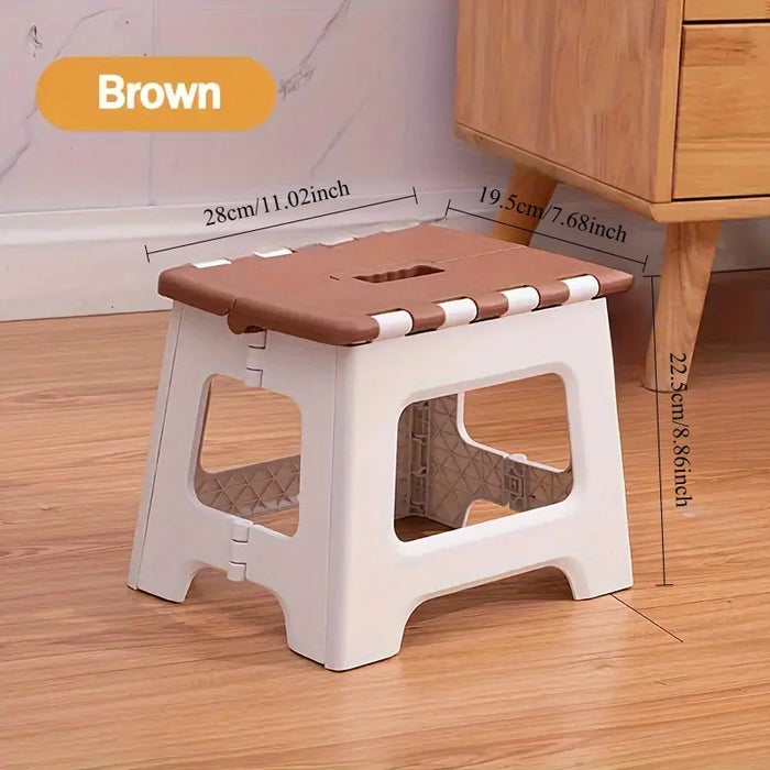 Fashionable portable folding stool, durable structure, suitable for indoor and outdoor use, a must-have for home