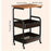 Movable and Rotatable Universal Wheels with Desktop Storage Rack - Multi-Functional Rolling Storage Cart