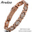ARADOO Rose Design Pure Copper Bracelets for Women with 3800 Gauss Neodymium Magnetic Bracelet Jewelry Gifts