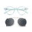 ZENOTTIC 2026 Fashion/Retro Clip On Sunglasses (Anti Blue Light Glasses+Polarized Clip)  for Men Women