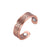 Trendy Punk Magnetic Therapy Pure Copper Rings for Women Men Anti Snoring Ring Power Slimming Health Care Jewelry