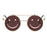 Gafas de sol abatibles con cara sonriente a la moda para mujer, estilo océano, puente nasal ajustable, protección UV400