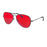 SHINU Gafas con lentes de bloqueo de luz azul para hombre, lentes naranjas, filtro de luz azul, mejor sueño y descanso, montura de metal