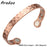 ARADOO Pure Copper Bracelets for Women 3500 Gauss Magnetic Therapy Braided Cuff Bangle Jewelry Gift
