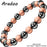 ARADOO Pure Copper Beaded Bracelet for Women Men Jewelry Gifts