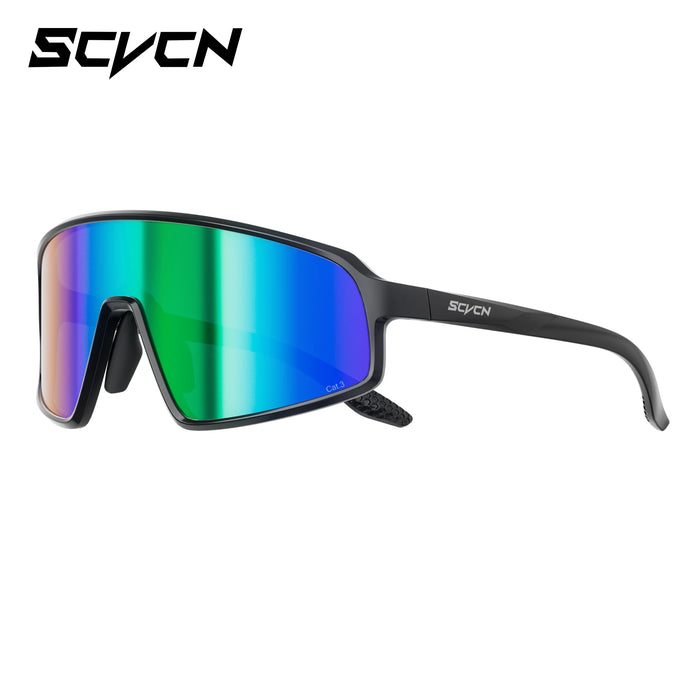 SCVCN New Sports Cycling Sunglasses UV400 Windproof Eyewear for MTB Road Bike Running Hiking Men Women Outdoor Sports Eyewear