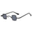Fashion Small Square Sunglasses Ultra Light Metal Frame Hip Hop Punk Sun Glasses Candy Color Sunglasses Shades for Women Men