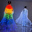 LED Light Up Belly Dance Wings Glowing Fairy Wings Luminous Butterfly Isis Wing Performance Dance Party Rave Costumes