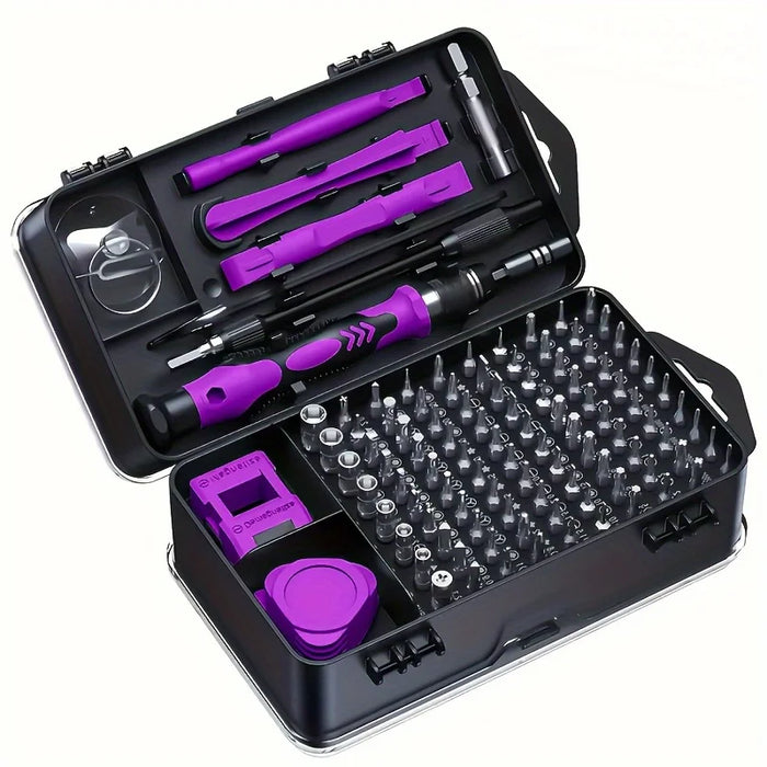 Upgraded 115 in 1 Screwdriver Set High Hardness Strong Magnetic Multifunctional Full Disassembly Tools with Special Shape Bits