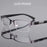 Gafas de lectura para hombre, estilo retro, de negocios, para hipermetropía, con filtro de luz azul, para lectura, de 0 a +4.0