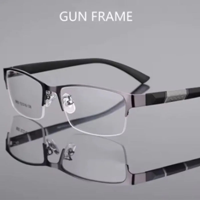 Gafas de lectura para hombre, estilo retro, de negocios, para hipermetropía, con filtro de luz azul, para lectura, de 0 a +4.0