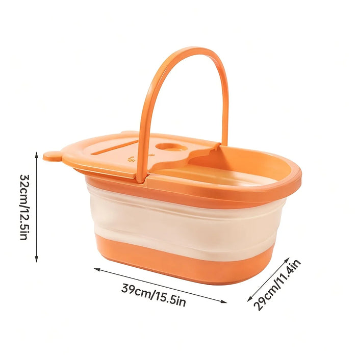Large Collapsible Foot Spa Bath Massager Foldable Foot Soaking Tub for Home Bathroom Foot Care Bath Supply