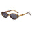 Fashion Small Oval Sunglasses Women Men Rivets Shades  Retro Eyewear Luxury Sun Glasses UV400 Brand Oculus Female Gafas