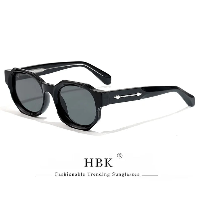 HBK Fashion Punk Sunglasses for Menluxury Brands Polygon Core Insert Leg Sun Glasses Women Summer Beach Party Ideal Choice