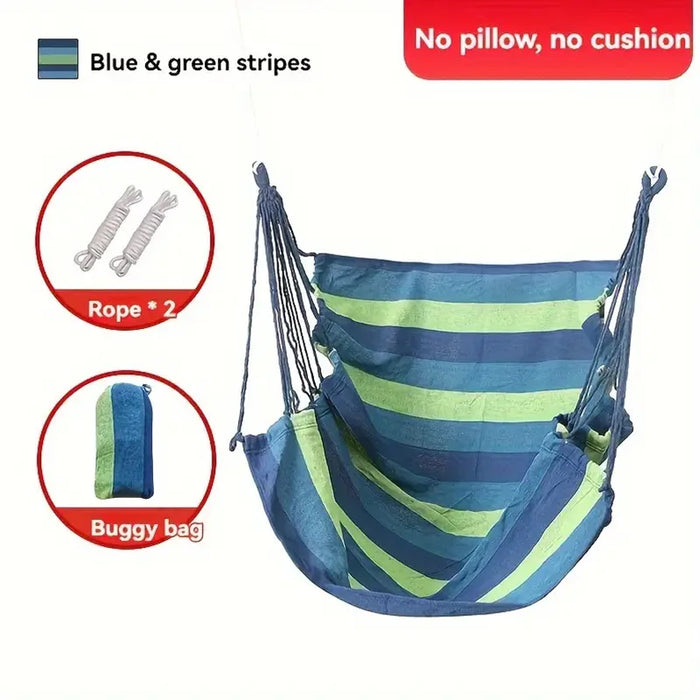 Durable Outdoor Travel Camping Hammock Indoor Adult Kids Hammock Courtyard Swing Dormitory Relaxing Hanging Rest Chair