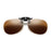 VIVIBEE Rimless Pilot Flip Up Clip on Sunglasses Oversized Men Polarized Clips Aviation Big Size Driving Women UV400 Glasses