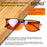 SHINU Gafas de bloqueo de luz azul para un buen sueño, lentes rojas para hombres, luz antigreen, elimina la fatiga ocular, gafas Bluelight 078RD