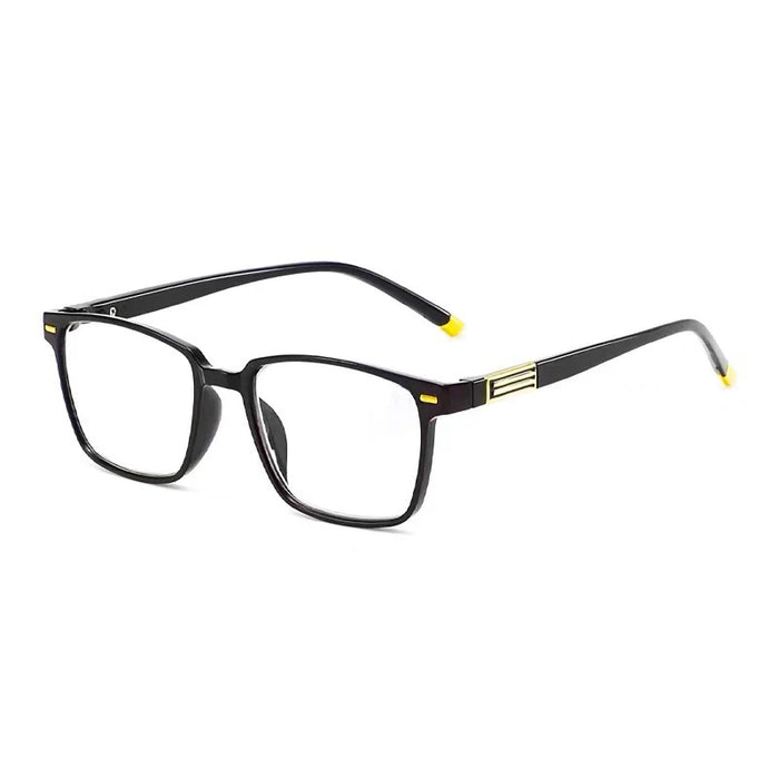 Gafas de lectura de montura cuadrada, anti-luz azul y anti-fatiga, especialmente diseñadas para personas de mediana edad y mayores, unisex.