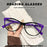 Lunettes de lecture œil de chat rétro contrastées pour femme, lunettes anti-lumière bleue, lunettes de lecture légères et confortables