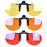Antilentes de luz azul con clip Lentes rojos con clip para dormir mejor Lente naranja con clip para jugar o trabajar Lente amarilla polarizada para conducir