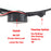Gafas futuristas cyberpunk luminosas Rave Gafas iluminadas cibernéticas Visor LED que brilla para accesorios de espectáculo de música EDM