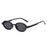 Nuevas Gafas de Sol Pequeñas Ovaladas para Mujer, Gafas de Sol para Hombre, Tonos Retro Femeninos, Gafas con Lentes Transparentes, de Moda para Mujer, UV400