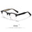 HBK  Square Flat Light Glasses for Men Women Retro TR Frame Eyeglass High-Quality Eyewear Minimalist Match Ideal Gifts