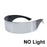 Gafas futuristas cyberpunk luminosas Rave Gafas iluminadas cibernéticas Visor LED que brilla para accesorios de espectáculo de música EDM