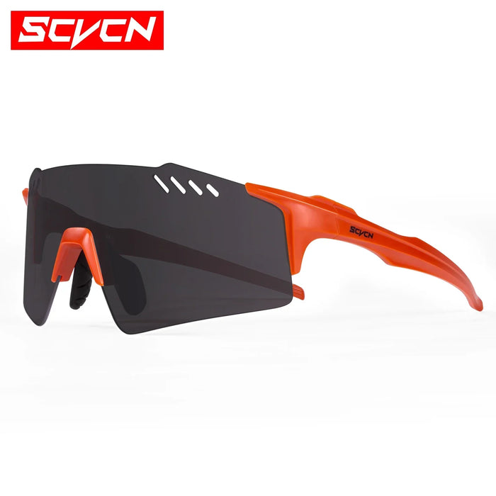 SCVCN Photochromic Sunglasses Mountain Cycling Glasses Outdoor Sports Running Drving Goggles UV400 Men Women Bicycle Eyewear