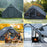 Inflatable Tents for Camping - Easy Blow Up Glamping Tent with Hand Pump, Hot Tent with Stove Jack Waterproof PVC Air Inflatable