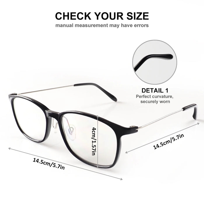 Progressive Multifocal Reading Glasses Photochromic Men Women Flexible Temples Anti Blue Light Computer Presbyopic Eyeglasses