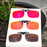 Antilentes de luz azul con clip Lentes rojos con clip para dormir mejor Lente naranja con clip para jugar o trabajar Lente amarilla polarizada para conducir